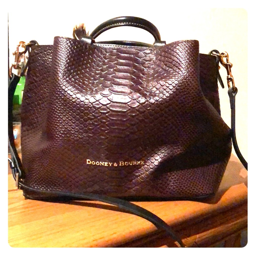 Brown Alligator skin purse